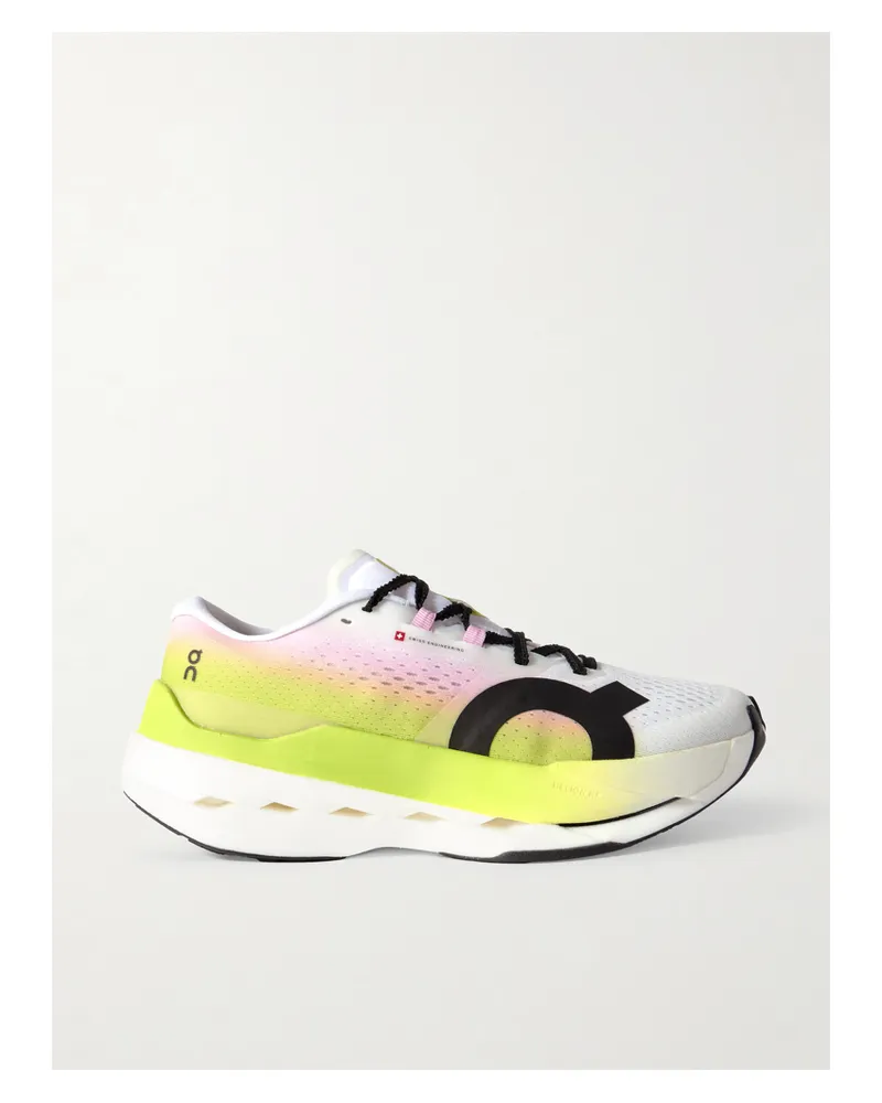 ON Cloudboom Max Sneakers Aus Recyceltem Mesh Mit Tpu-besätzen Und Farbverlauf - Gelb Gelb