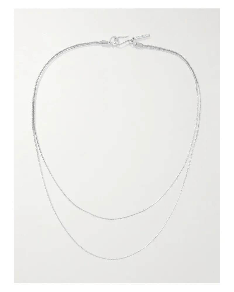 Sophie Buhai Double Diana Silver Necklace Silver