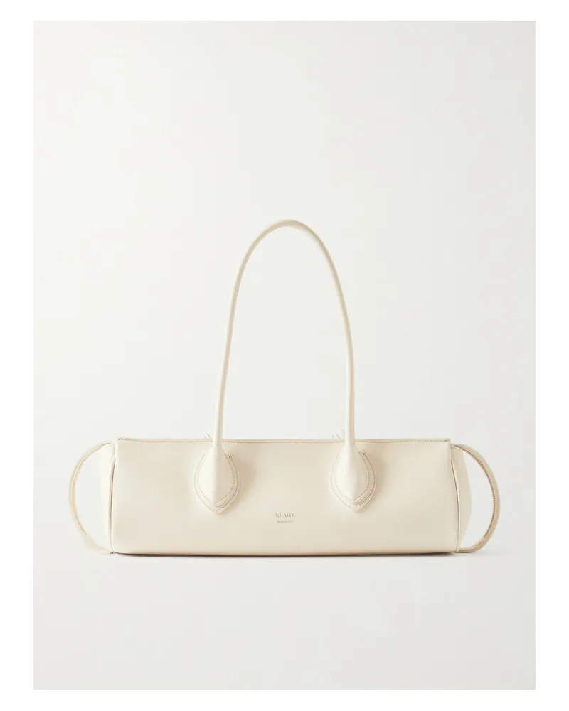 KHAITE Donna Leather Shoulder Bag - Neutrals Neutrals