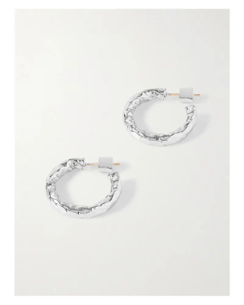 Jennifer Fisher Hailey Silver-plated Hoop Earrings Silver