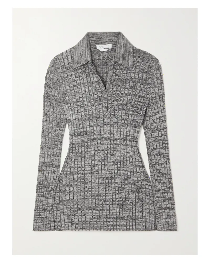 Gabriela Hearst Alam Gerippter Pullover Aus Kaschmir - Grau Grau