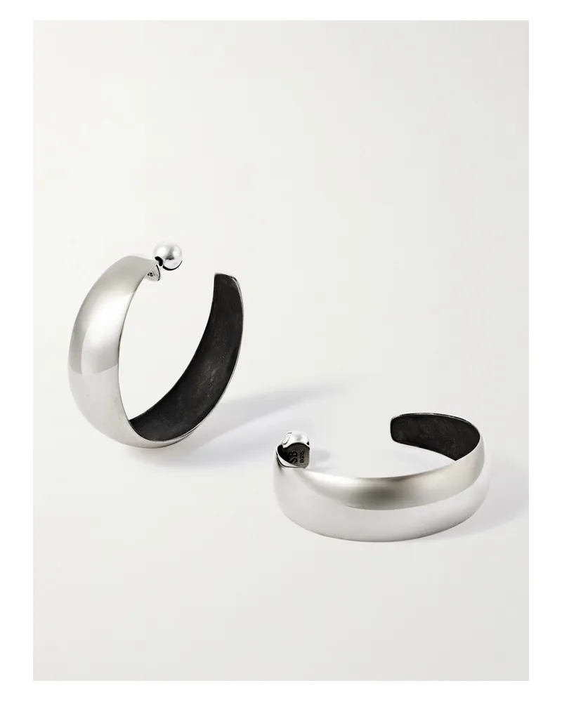 Sophie Buhai Moon Creolen Aus Silber Silber