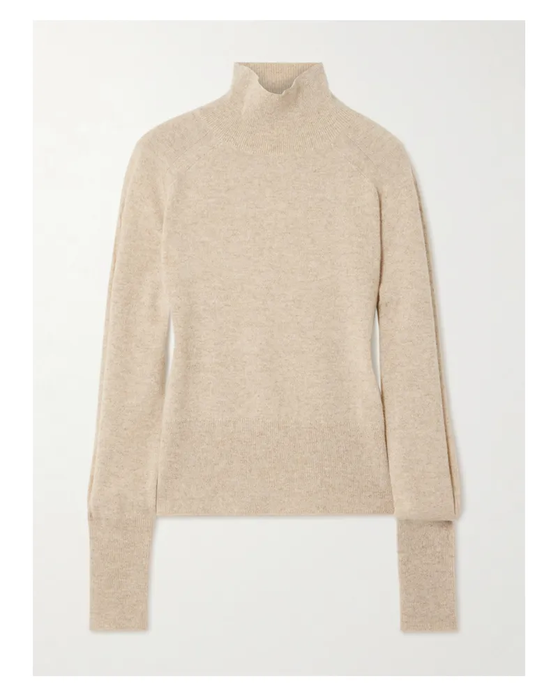 Joseph Oxna Stehkragenpullover Aus Meliertem Kaschmir - Neutral Neutral
