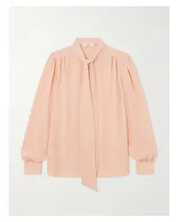 Chloé Schluppenbluse aus Crêpe De Chine aus Seide Pink