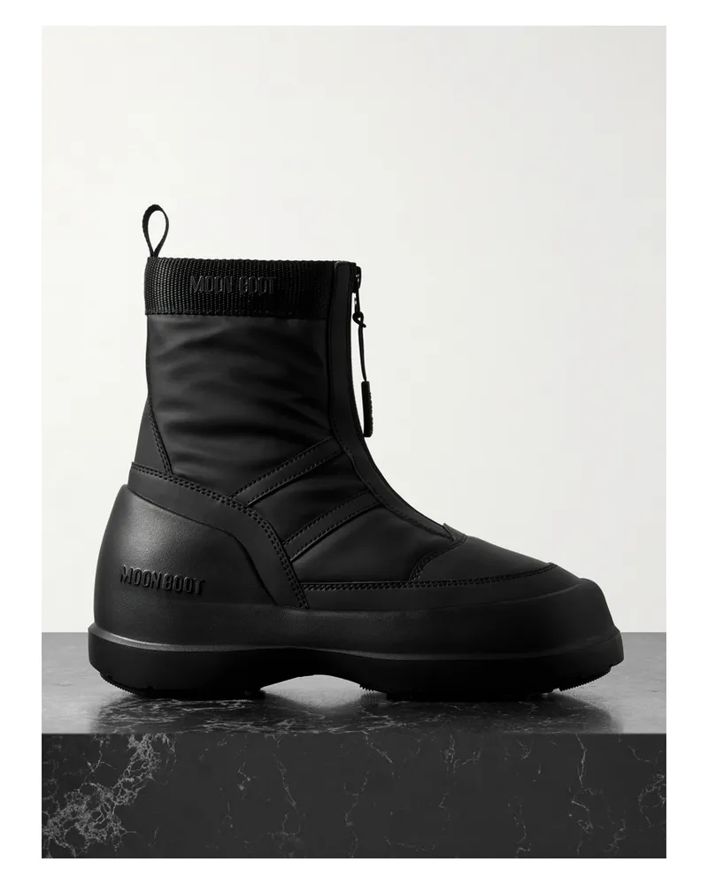 Moon Boot Luna Shell Snow Boots - Black Black