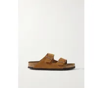 Arizona Pantoletten Aus Veloursleder - Braun