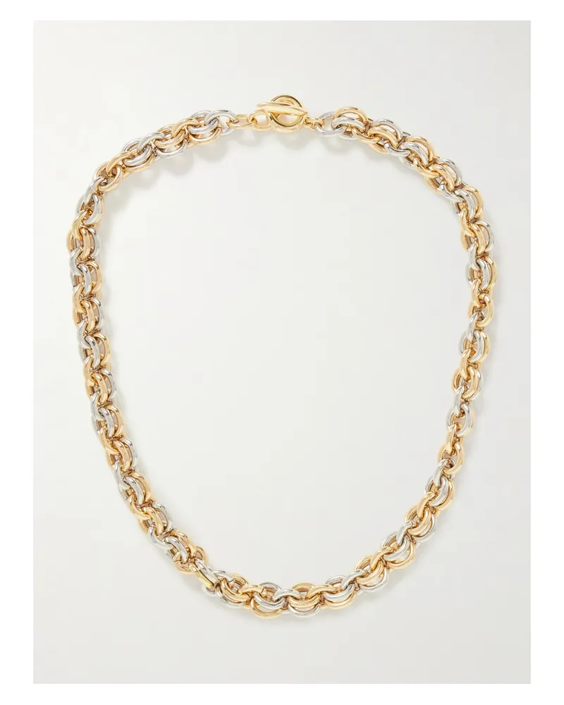 Roxanne Assoulin The Lush Link Gold- Und Silberfarbene Kette - Mehrfarbig Mehrfarbig