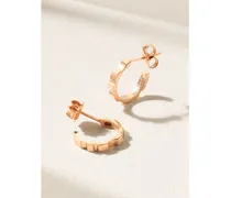 Rvl 18-karat Rose Gold Diamond Hoop Earrings