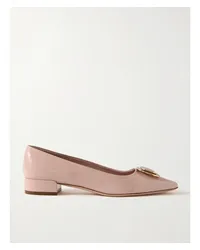 Ferragamo Venera Ballerinas aus Lackleder Pink