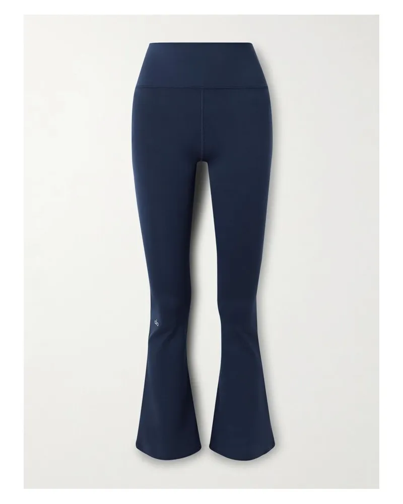 alo Ausgestellte Leggings Aus „airbrush“-material - Blau Blau