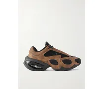 Nike Air Max Muse Sneakers Aus Veloursleder Mit Mesh-einsätzen - Braun