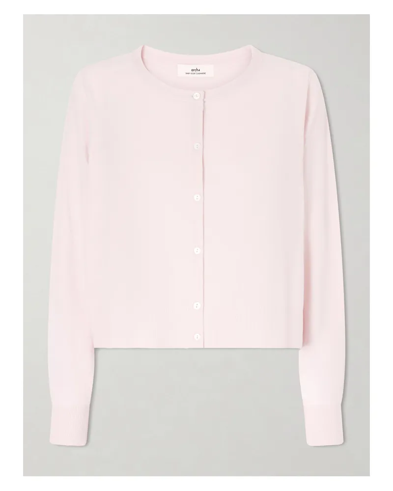 arch4 Bea Cashmere Cardigan - Pink Pink