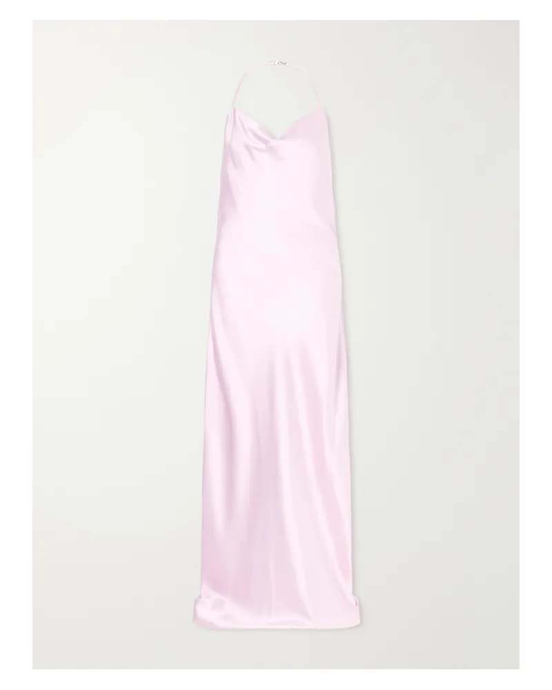 Stella McCartney Robe Aus Satin - Pink Pink