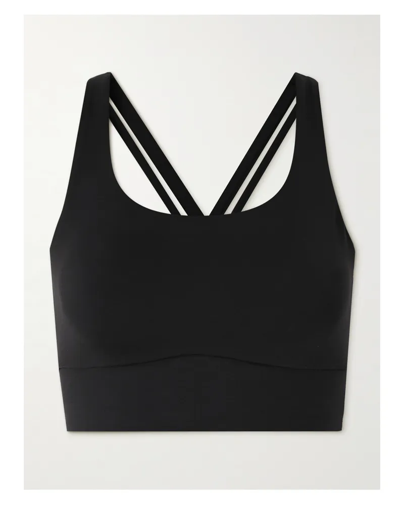 LULULEMON Energy Longline-bh Mit Moderatem Halt - Schwarz Schwarz
