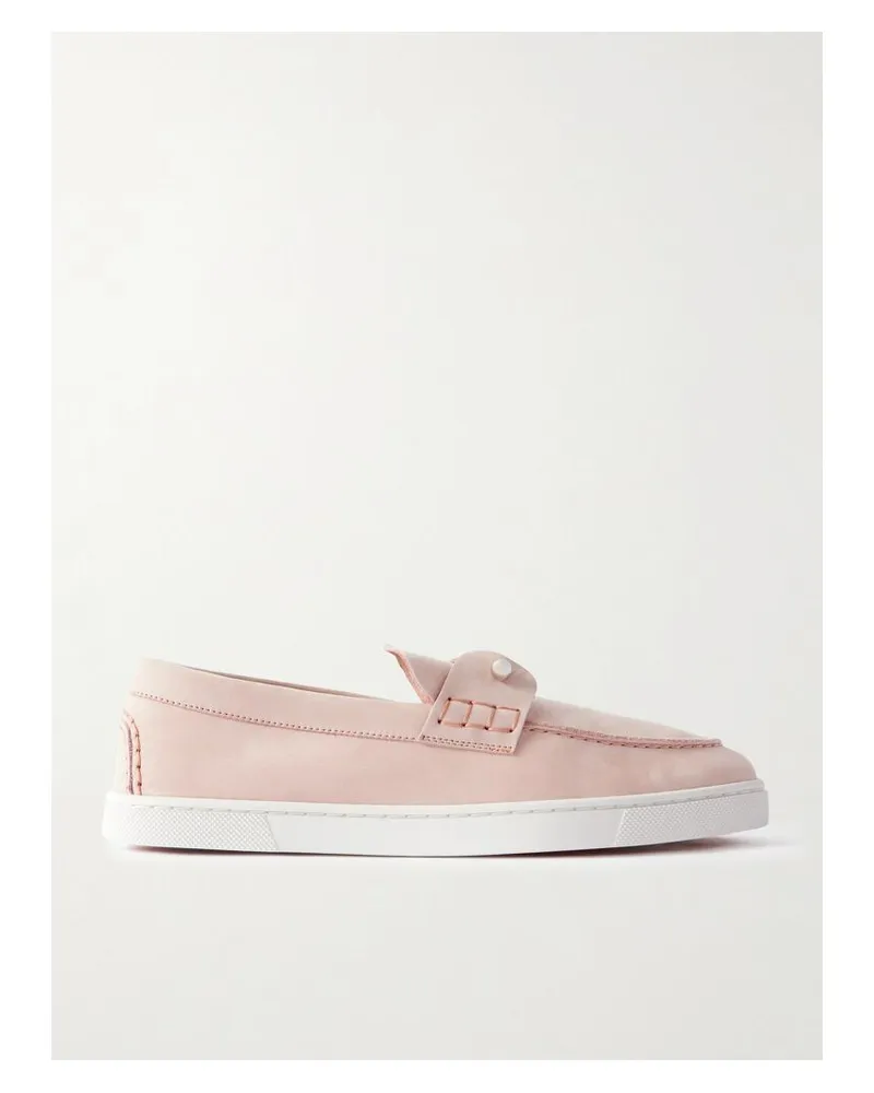 Christian Louboutin Chambeliboat Loafers Aus Veloursleder - Pink Pink