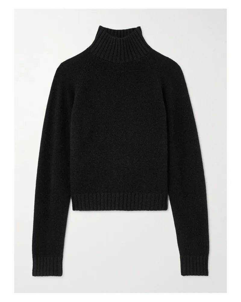 The Elder Statesman Rollkragenpullover Aus Kaschmir - Schwarz Schwarz