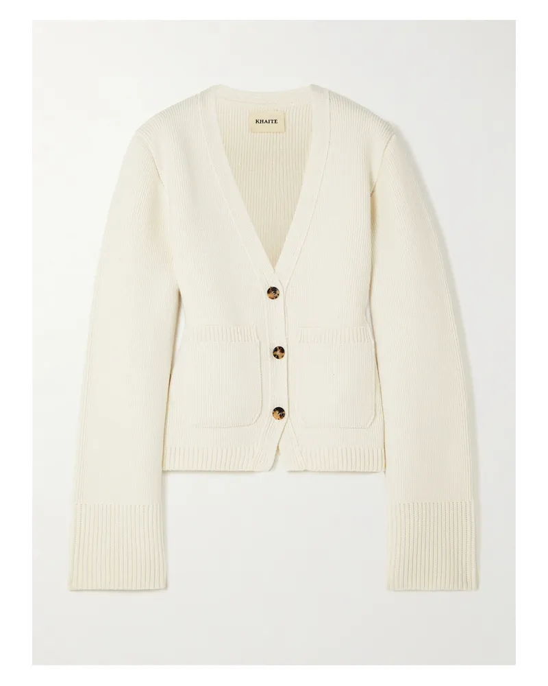 KHAITE Scarlet Cashmere Cardigan - Off-white Off-white