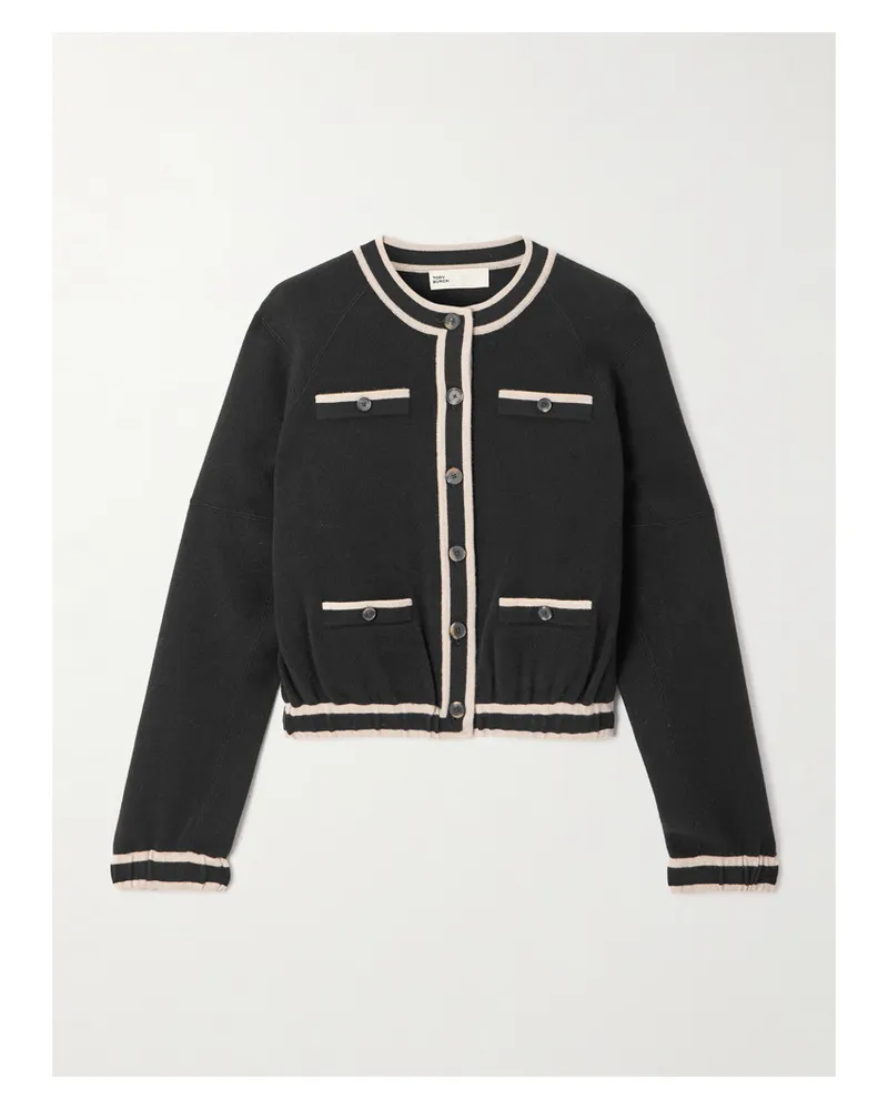 Tory Burch Kendra Jacke Aus Einer Wollmischung - Schwarz Schwarz
