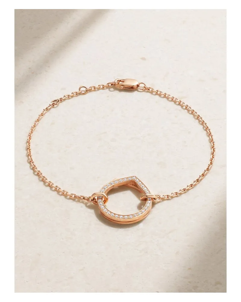 Repossi Antifer Armband Aus 18 Karat Roségold Mit Diamanten Gold