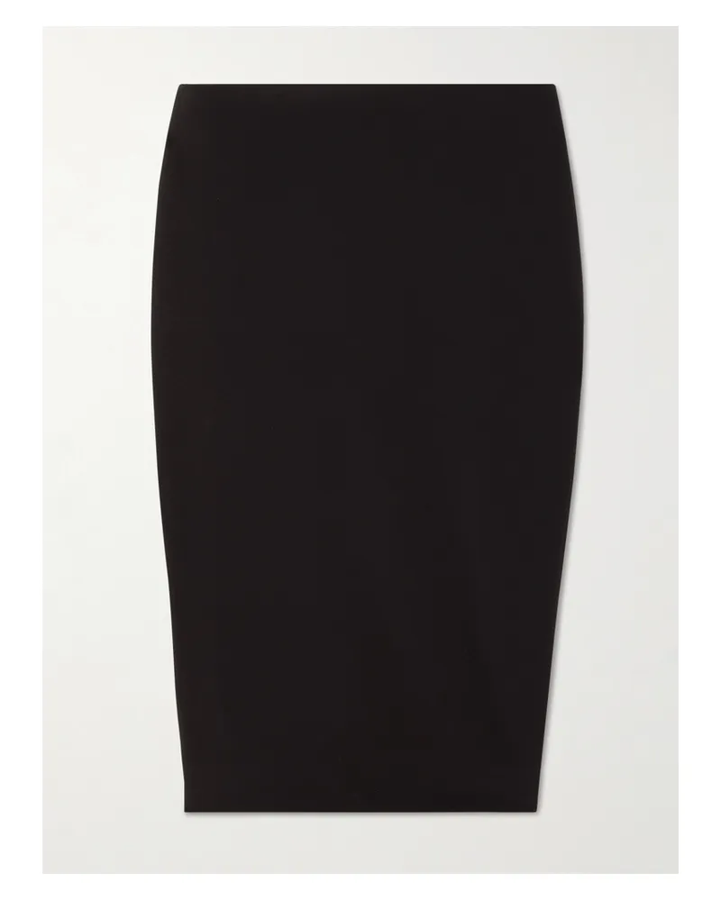Saint Laurent Grain De Poudre Skirt - Black Black