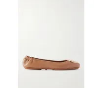 Minnie Travel Ballerinas Aus Leder Mit Logodetail - Braun