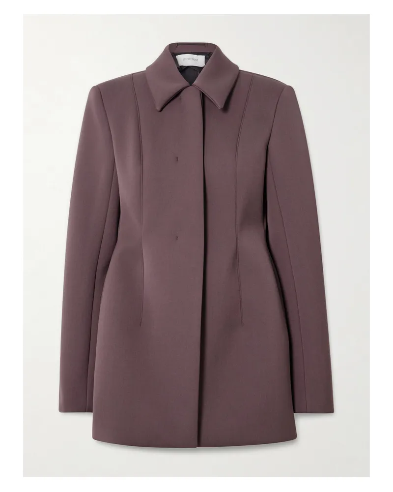 SPORTMAX Jacke Aus Twill - Braun Braun