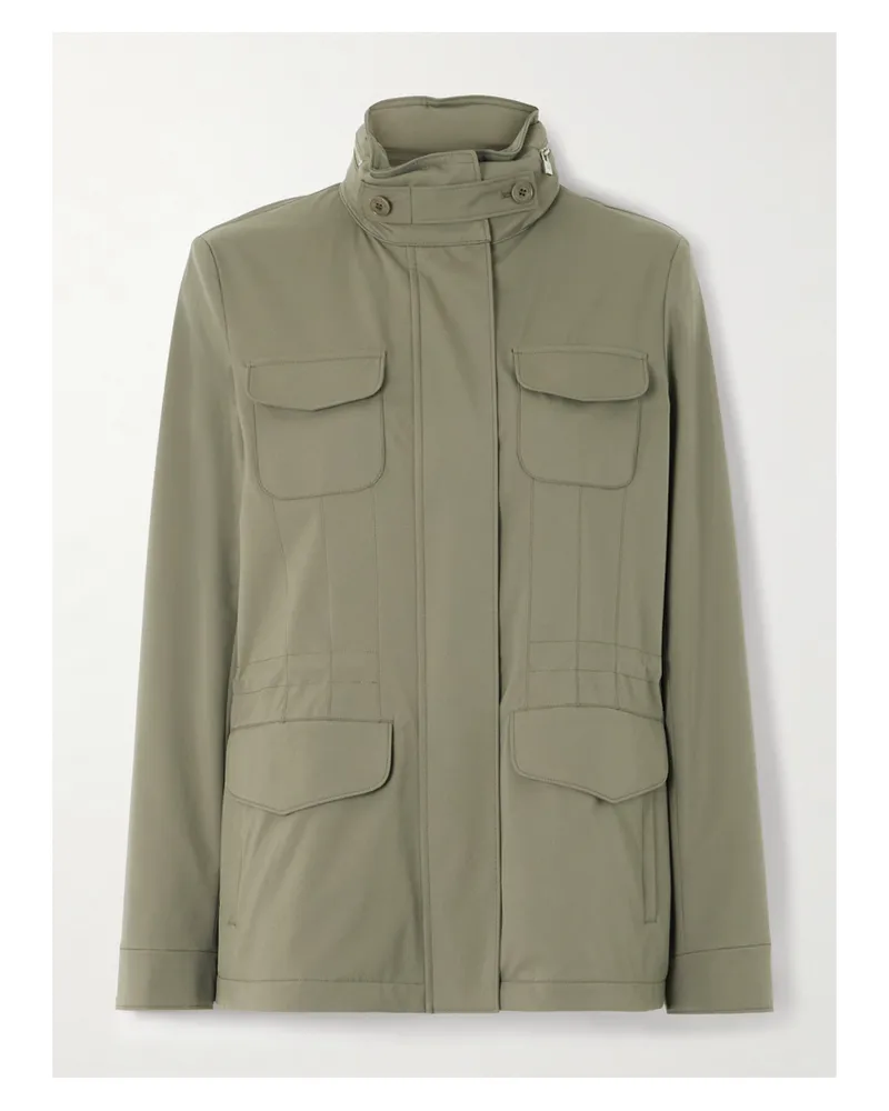 Loro Piana Traveller Jacke Aus Shell - Grün Grün