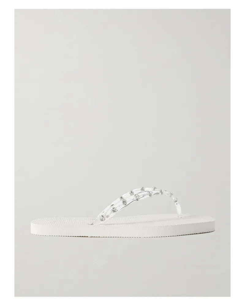 Loeffler Randall Taryn Sandalen Aus Pvc Mit Kristallen - Wollweiß Wollweiß