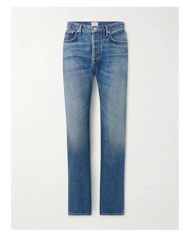 Citizens of humanity Blaine Hoch Sitzende Jeans Mit Geradem Bein - Blau Blau