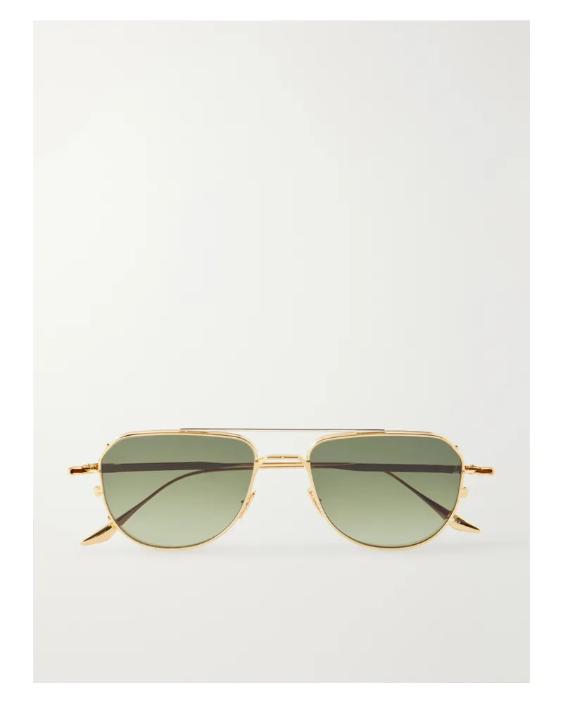 Jacques Marie Mage Cendrars Pilotensonnenbrille Aus Titan - Gold Gold