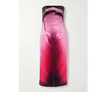 Arnim Velvet Midi Dress - Pink