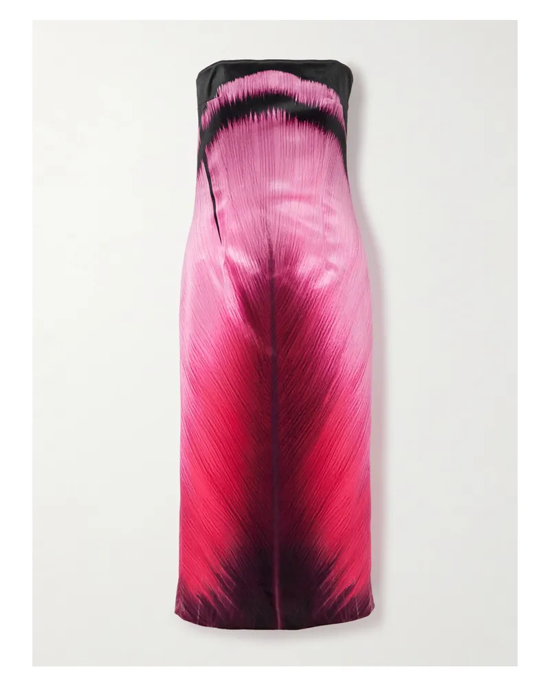 Mary Katrantzou Arnim Midikleid Aus Samt - Pink Pink