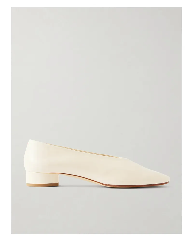 aeyde Delia Leather Pumps - Neutrals Neutrals
