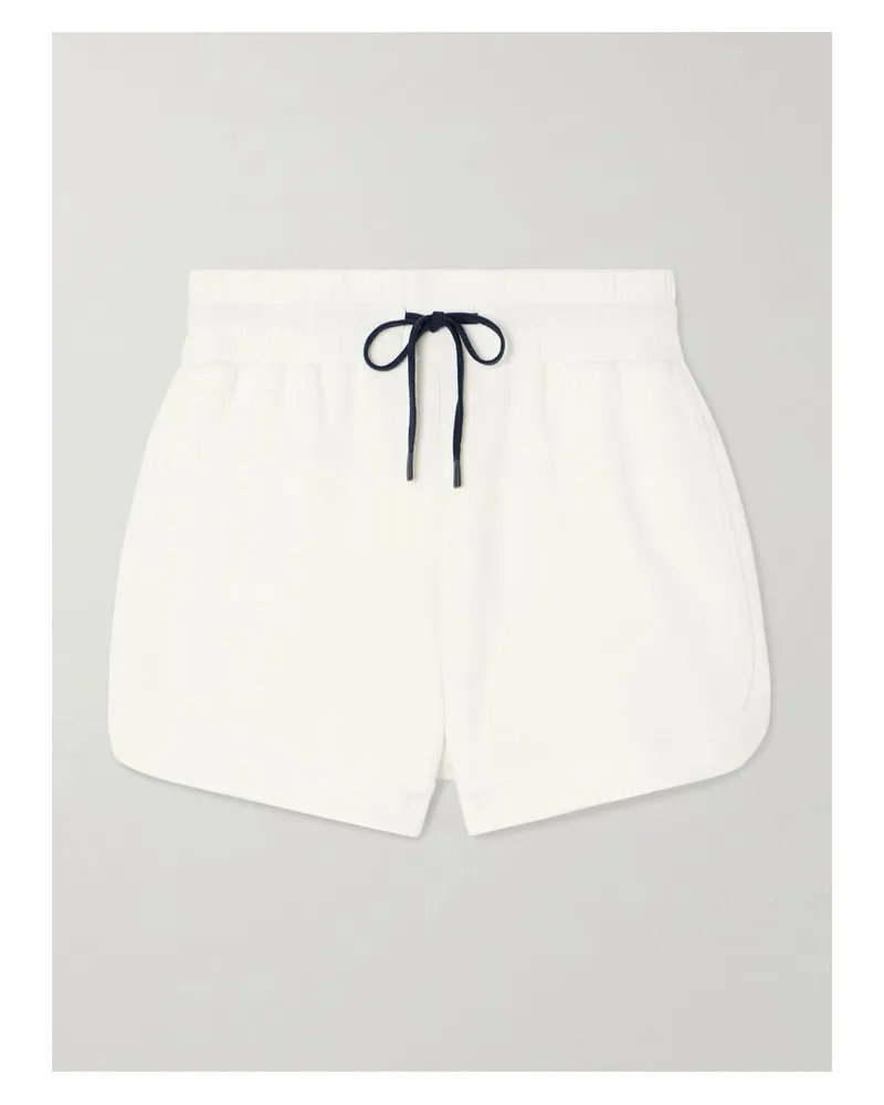 Varley Ollie Shorts Aus Stretch-jersey - Weiß Weiß