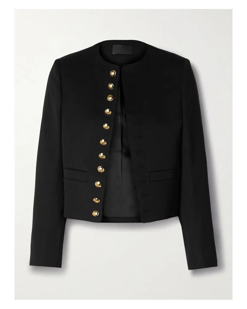 Nili Lotan Patti Jacke Aus Woll-twill - Schwarz Schwarz
