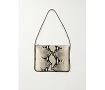 Lori Snake-effect Leather Shoulder Bag - Animal Print