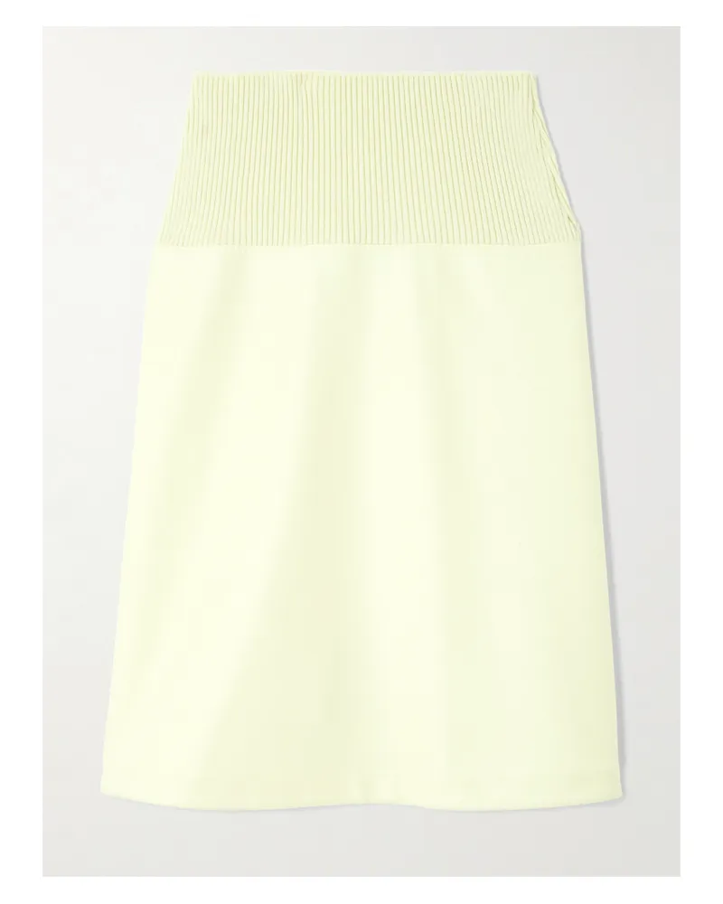 Jil Sander Midirock Aus Wolle - Gelb Gelb