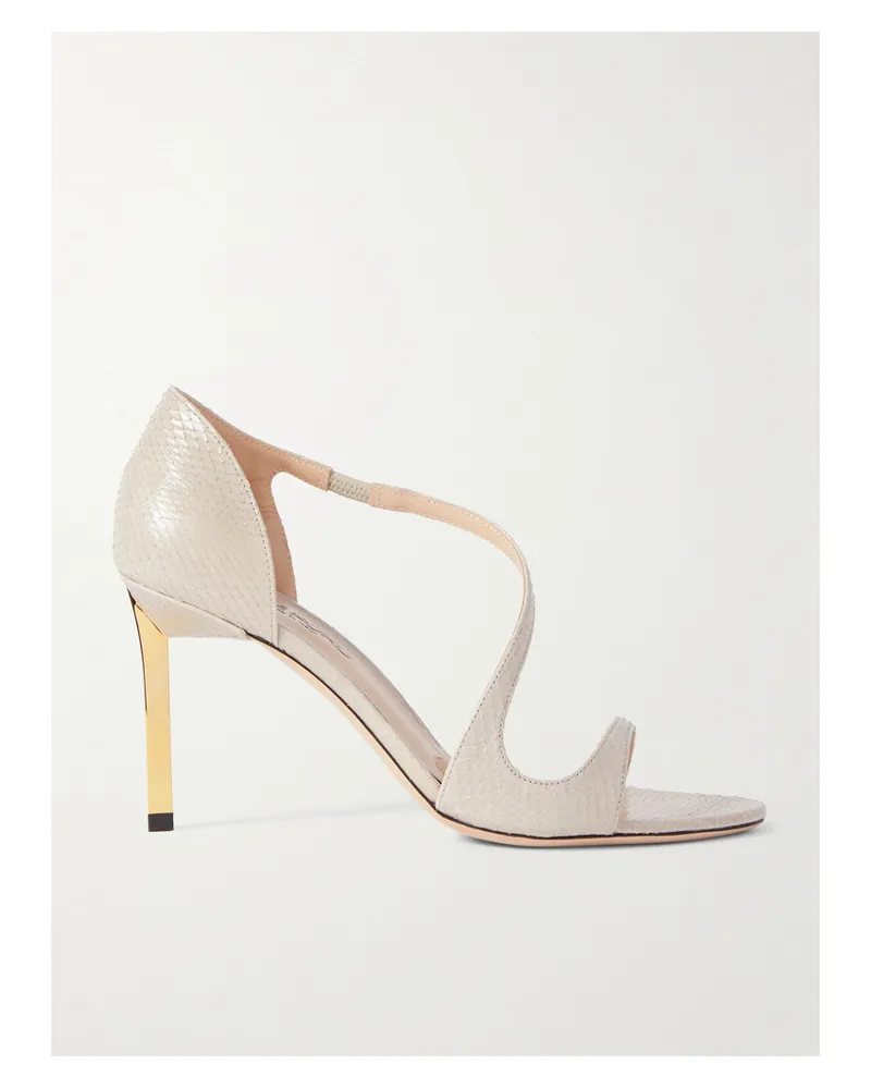 Tom Ford Sandalen Aus Schlangenleder - Creme Creme