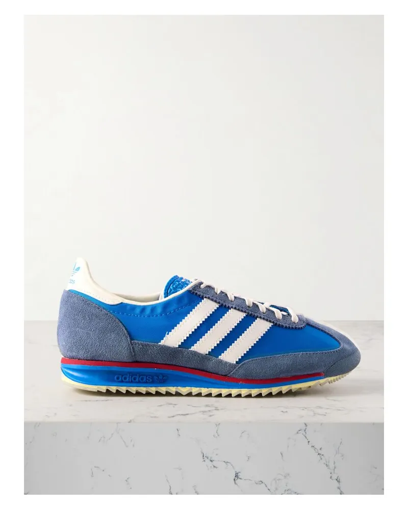 adidas Sl 72 Og Sneakers Aus Nylon Mit Besätzen Aus Leder Und Veloursleder - Blau Blau