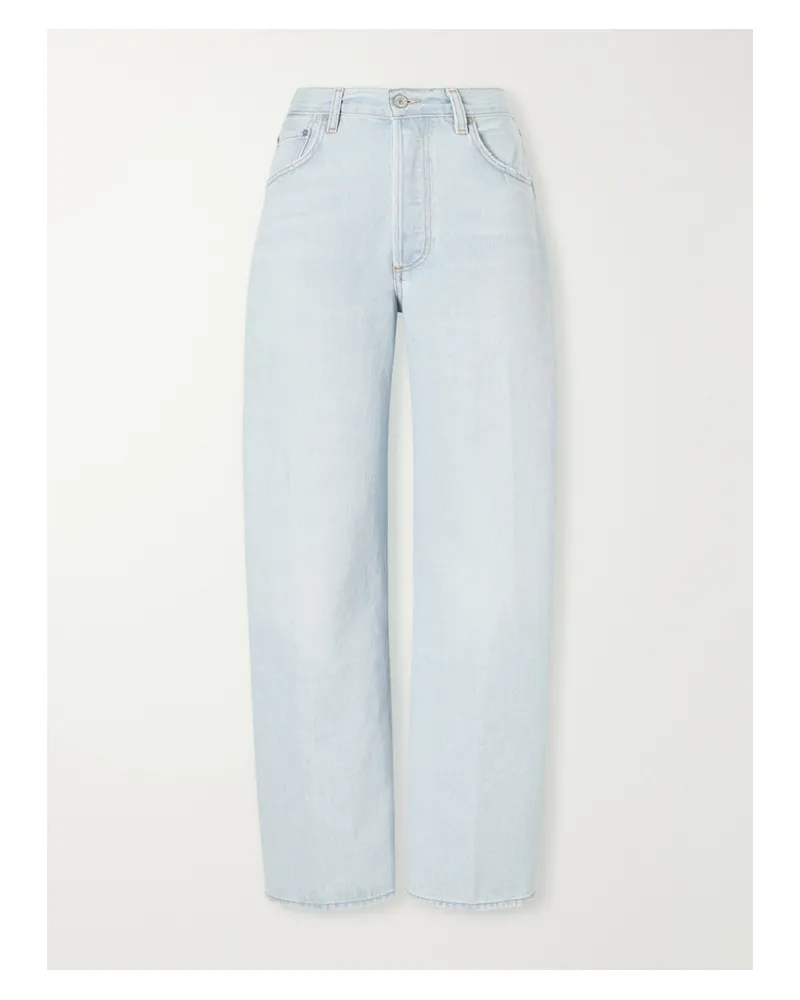 Citizens of humanity Ayla Baggy Mid-rise Wide-leg Jeans - Blue Blue