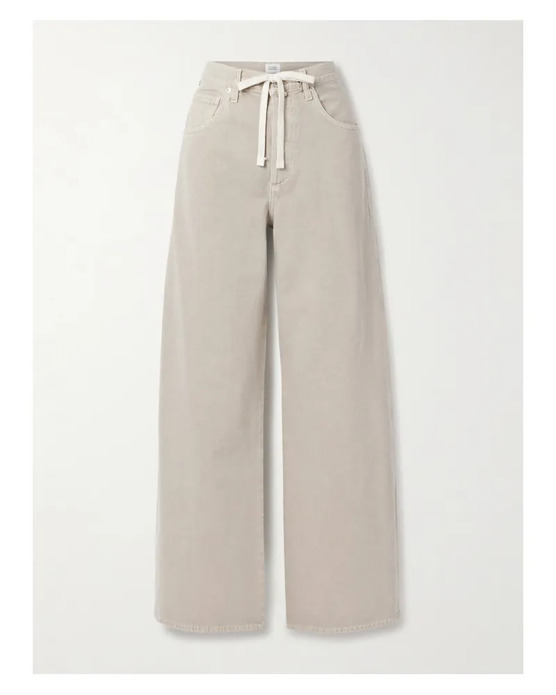 Citizens of humanity Brynn Drawstring Jeans Mit Weitem Bein - Neutral Neutral