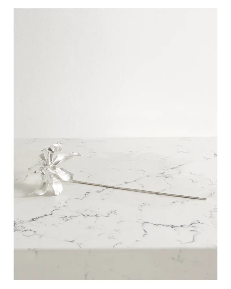 Completedworks Silver-plated Flower Ornament Silver