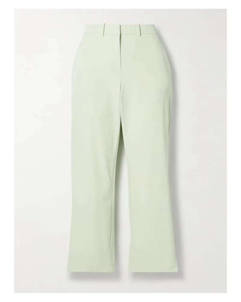 Tory Sport Verkürzte Golf-hose Mit Geradem Bein Aus Technischem Twill - Grün Grün