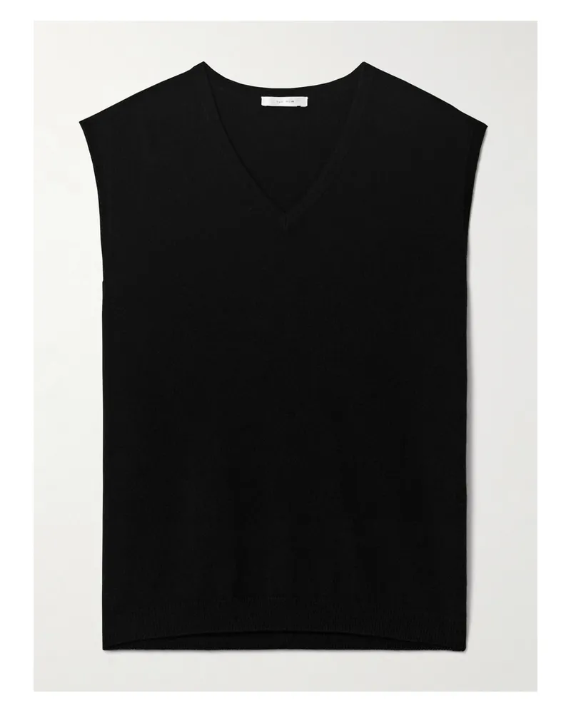 The Row Kossy Cashmere Vest - Black Black