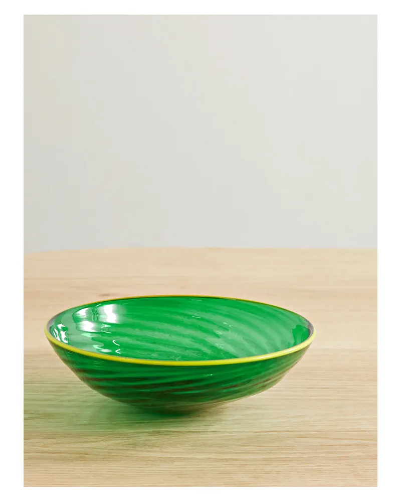 La DoubleJ Murano Glass Bowl - Green Green