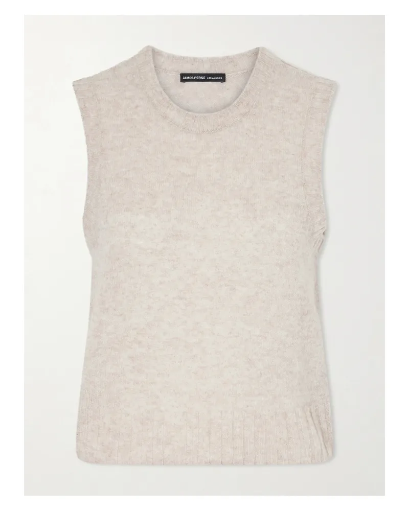 James Perse Cashmere Vest - Neutrals Neutrals
