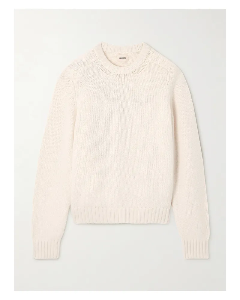 KHAITE Mae Pullover Aus Kaschmir - Creme Creme