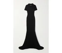 Balenciaga Maxikleid aus Jersey aus Stretch-baumwolle Schwarz