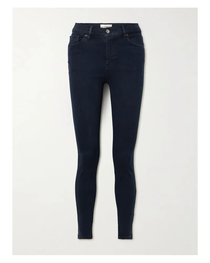 Frame Denim Le High Skinny Jeans Aus Bio-denim - Blau Blau
