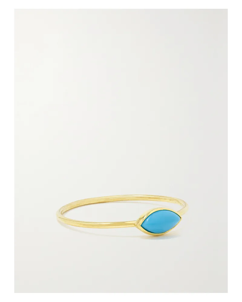 Jennifer Meyer Ring Aus 18 Karat Gold Mit Türkis Gold